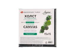 Холст на подрамнике 40*60 см "Ладога" 100% хлопок, 380 г/м2, черный акриловый грунт, среднее зерно Невская Палитра 2472113-40х60