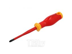 Отвертка крестовая PH2х100мм EXTRA SLIM, изолированная, S2 Yato YT-282652