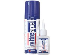 Суперклей двухкомпонентный ЦА Mitre CA 25 г. + AC 100 мл. Apel 123913