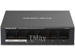 Коммутатор Mercusys MS106LP, 6xLAN 100Mbps