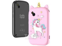 Мобильный телефон с игровыми функциями ELARI GamePhone черный/розовый