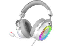 Наушники с микрофоном FIFINE H13W 7.1, съемный микрофон, White-Grey