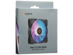 Вентилятор для корпуса Ocypus Beta F12 BK ARGB Reverse Blade (Beta-F12-BK1AM01X-GL)