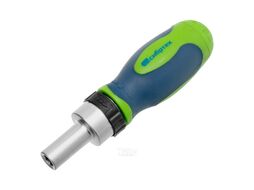 Отвертка ревер. + биты, 41 пред., PH+PZ+SL+H+T, CrV, 2к рукоятка Сибртех 133587