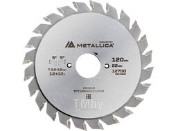 Диск РЕГУЛИРУЕМЫЙ подрезной Industry 120x22 мм, 12+12 зубов, T=2,8-3,6 мм по лам. панелям METALLICA 194018