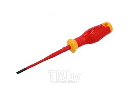 Отвертка шлицевая 4.0х100мм EXTRA SLIM, изолированная, S2 Yato YT-282643