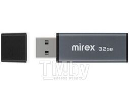 Флеш-память 32GB USB 2.0 FlashDrive Mirex STIFF GRAY