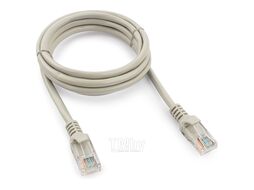 Патч-корд медный UTP, кат.5e, 1.5м, литой, многожильный (серый) Cablexpert PP10-1.5M