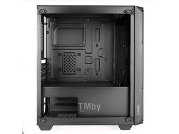 Корпус CL580 GINZZU mATX, 2*USB2 + 1*USB3, стекло, сетка, бп снизу, GPU до 305мм, кулер до 160мм, черный