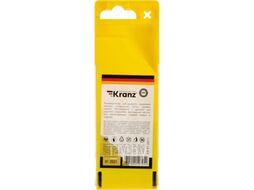 Набор сверл по бетону 4-5-6-8-10 ммпластиковый кейс Kranz KR-91-0411