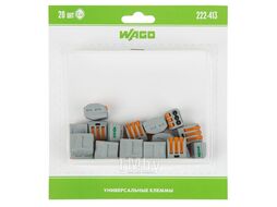 Универсальная клемма 3-х проводная, 20 штук (серия 222-413) REXANT 07-5153-20