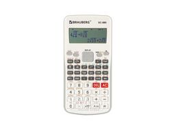 Калькулятор инженерный двухстрочный SC-880-N 417 функций, 10+2 разр, батарея, БЕЛЫЙ BRAUBERG 250526