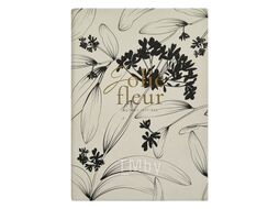 Ежедневник недатир. А5 140*200 мм, 320 стр., тонир., лин. "Fleur" мягк. обл. кожзам., молочный Be Smart I1863/ivory