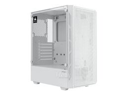 Корпус RX130 GINZZU White, ATX, 2*USB2 + 1*USB3, сетка на передней панели, стекло, пылевые фильтры, бп снизу, белый