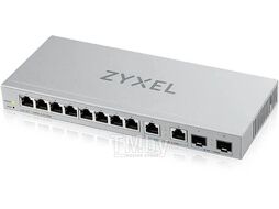 Мультигигабитный коммутатор Smart L2 XGS1210-12, 8xGE, 2x1/2,5GE, 2xSFP+, настольный, бесшумный ZyXEL XGS1210-12-ZZ0102F