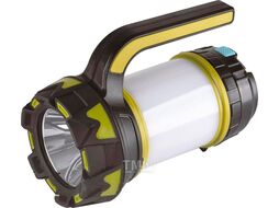 Фонарь аккум. черн/зел, USB2.0, Micro USB, Powerbank, 5Вт, 4,4 А-ч, пластик, кор. LED5124 Camelion 14671