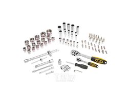 Набор инструментов, 1/2, 1/4, CrV, пластиковый кейс, 94 предмета Kranz KR-66-6694