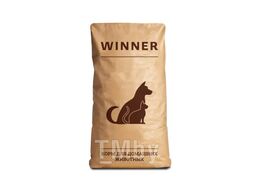 Сухой корм с говядиной для взрослых кошек всех пород, 15 кг Winner Мираторг