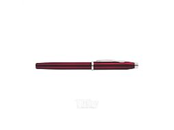 Ручка перьевая F "Century II Translucent Plum Lacquer" метал., подарочн. упак., бордовый/серебристый Cross AT0086-114FS