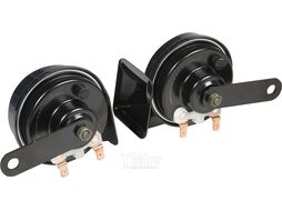 Сигнал звуковой звуковой рупорный 80мм 420/500Гц 118дБ 24В LOW/HIGH, кмпл. 2 шт. PRO AIRLINE AEBE006