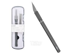 Нож-скальпель макетный Deli YS EDL359201A 146x9 мм, лезвия 10 шт. в комплекте