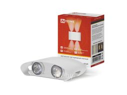 Светильник уличный светодиодный ДБУ TWIN-630WH 6Вт 3000К IP54 белый INhome 4690612053905