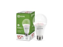Лампа светодиодная LED-A60-FITO 15Вт 230В Е27 INhome 4690612036502