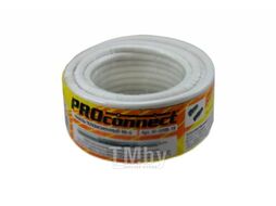 Кабель RG-6U, жила 0,9мм. CCS, экран 32*0,12мм. (48%), 10м., белый PROconnect 01-2205-10
