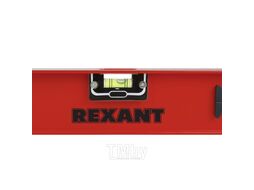 Уровень алюминиевый «Рельс», 600 мм, 3 глазка (1 поворотный) REXANT 12-9211
