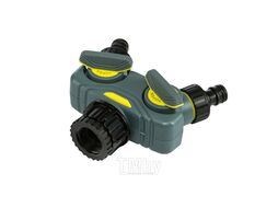 Разветвитель 2-канальный на кран 1/2"-3/4" Профи Четыре Сезона 62-0223-F