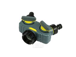 Разветвитель 2-канальный на кран 1/2"-3/4" Профи Четыре Сезона 62-0223-F