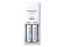 Аккумулятор с зарядным устройством Panasonic Eneloop BQ-CC50/2xBK-3MCCE Compact Charger (K-KJ50MCD20E)