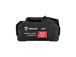 Аккумулятор M-UNV8.0 EXTRA, Li-ion, 20В, 8.0А*ч, с повышенной токоотдачей Deko 081-1101