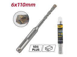 Бур по бетону Deli YS EDH-YCZ11006-E1 6x110 мм, X-Tip, SDS-PLUS