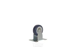 Колесо аппаратное неповоротное FCv 25 50 мм (синяя резина) TOR 1027151