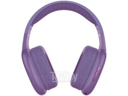 Bluetooth-гарнитура Sense ВТ 0085 (purple), MicroSD, AUX, накладная, Bluetooth 5.0, 360 мА-ч, до 10 часов работы, пластик+экокожа. QUMO Q43215