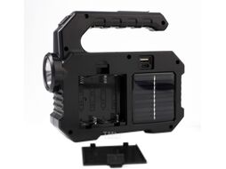 Фонарь акк 4В, черн., 1LED+COB+6xSMD, 3 Вт, 4 реж, Micro USB, бокс LED51526 Ultraflash 15194