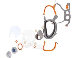 Маска полнолицевая без фильтра 5950 Jeta Safety, р-р М (байонет. крепл. фильт., р-р М)