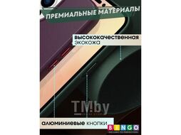 Бампер BINGO Leather Magsafe для APPLE iPhone 16 Pro зеленый