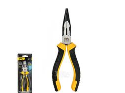 Длинногубцы Deli YS EDL0101 160 мм, 2-х компонентные рукоятки
