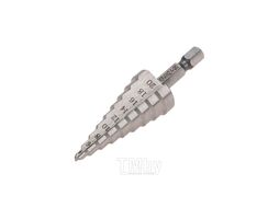 Сверло по металлу ступенчатое 4,0-20,0 мм 76 mm 62 HRC Kranz KR-12-6601