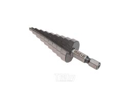 Сверло по металлу ступенчатое 4,0-20,0 мм 76 mm 62 HRC Kranz KR-12-6601