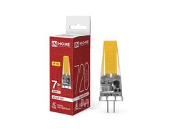 Лампа светодиодная LED-JC-COB 7Вт 12В G4 4000К 720Лм INhome 4690612060286