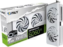 Видеокарта Palit GeForce RTX 5060 Ti OC 8GB GDDR7 белый (NE7506TU19P1-GB2062M)