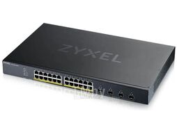 Коммутатор Smart L3 Lite PoE+ NebulaFlex XGS1935-28HP, rack 19", 24xGE PoE+, 4xSFP+, бюджет PoE 375 Вт ZyXEL XGS1935-28HP-EU0101F