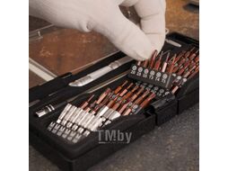 Набор отверток для точных работ 62 предмета Kranz KR-12-4774