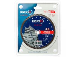 Круг алмазный по ж/бетону Master 230*22,23 мм, турбо Krugo 81062300261