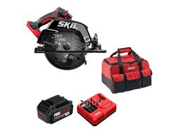 Дисковая пила аккумуляторная CR5440 (20V / 185 мм / BL) + ЗУ (150W) + Сумка. SKIL 9-0-003