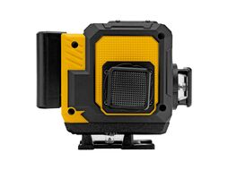 Лазерный уровень мультипризменный DLV-360-3T, 30 м, зеленый луч, Li-Ion 2,4 Aч, штатив Denzel 350805