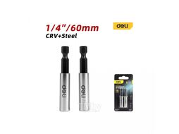Держатель бит (насадок) магнитный Deli YS EDL106002 60мм, 1/4"